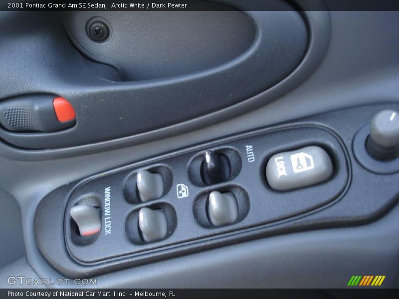 Arctic White / Dark Pewter 2001 Pontiac Grand Am SE Sedan