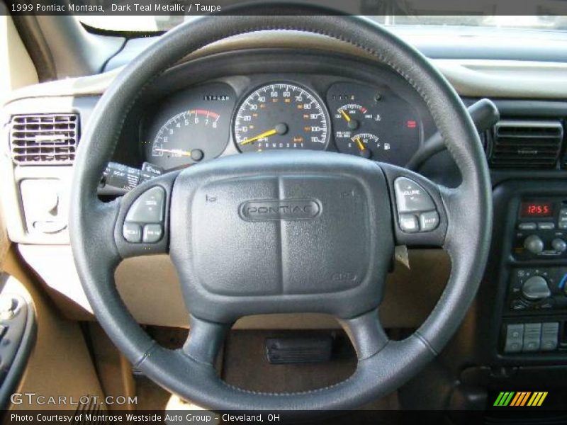 Dark Teal Metallic / Taupe 1999 Pontiac Montana