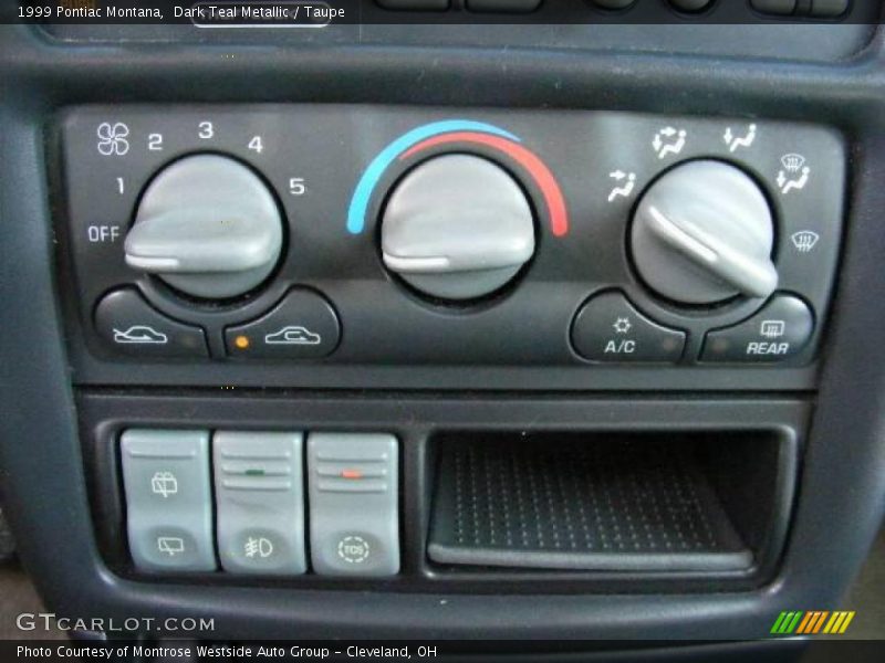 Dark Teal Metallic / Taupe 1999 Pontiac Montana