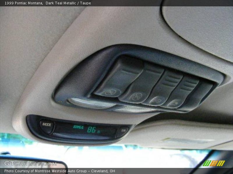 Dark Teal Metallic / Taupe 1999 Pontiac Montana