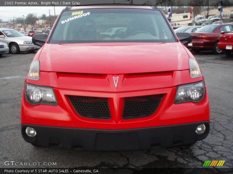 Bright Red / Dark Gray 2002 Pontiac Aztek