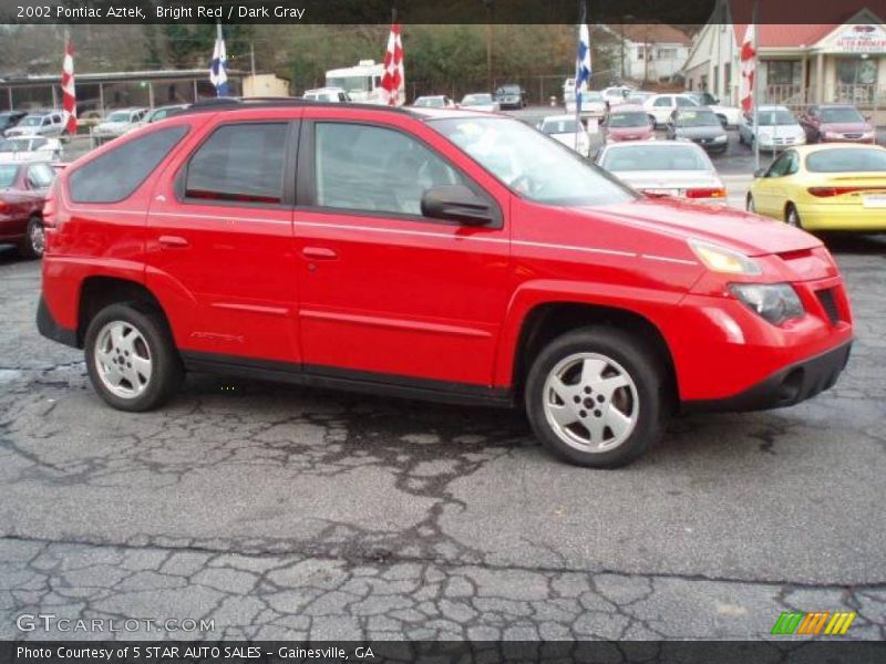 Bright Red / Dark Gray 2002 Pontiac Aztek