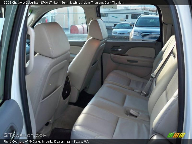 Summit White / Light Titanium/Dark Titanium 2008 Chevrolet Suburban 1500 LT 4x4