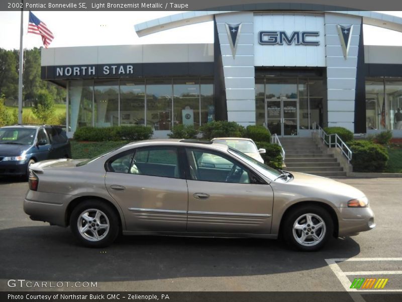 Light Bronzemist Metallic / Taupe 2002 Pontiac Bonneville SE