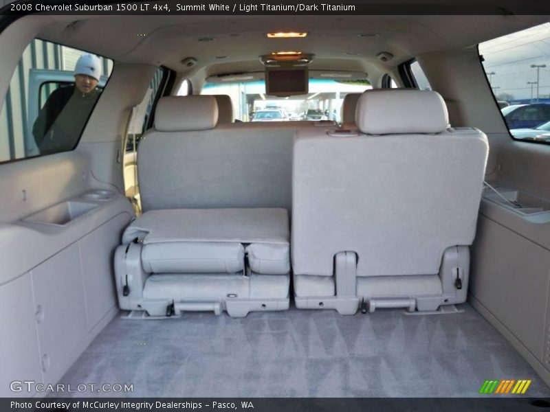 Summit White / Light Titanium/Dark Titanium 2008 Chevrolet Suburban 1500 LT 4x4
