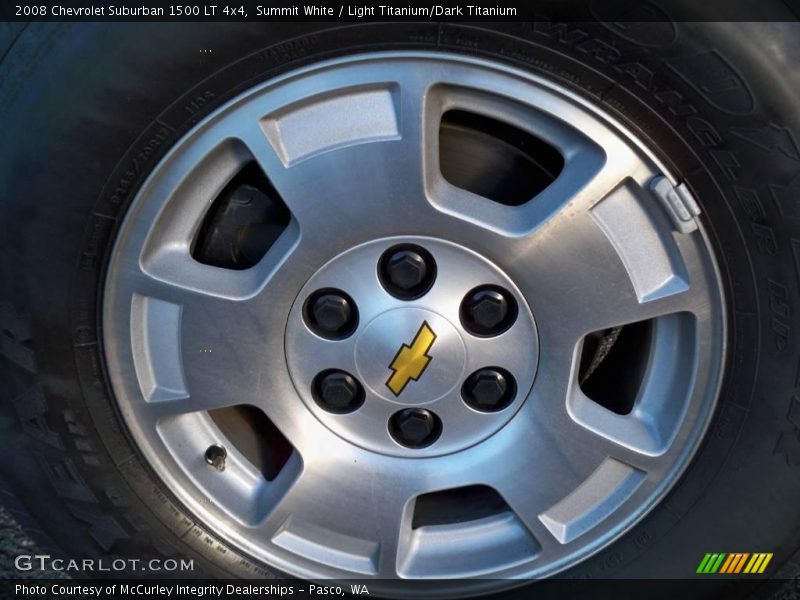 Summit White / Light Titanium/Dark Titanium 2008 Chevrolet Suburban 1500 LT 4x4