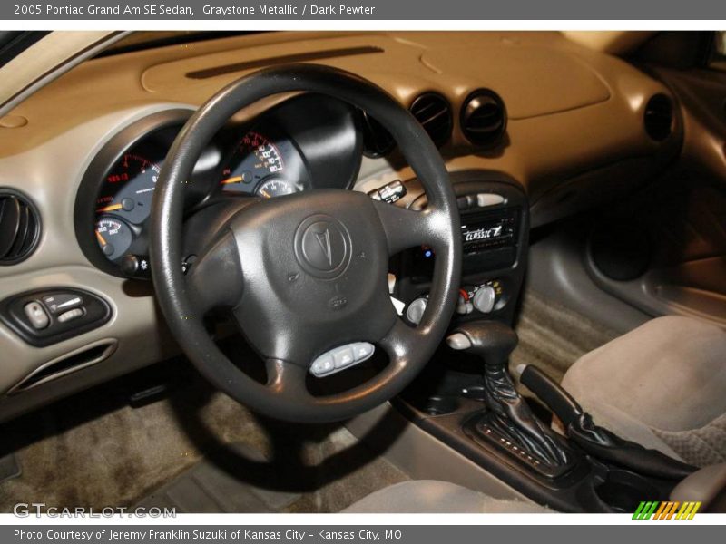 Graystone Metallic / Dark Pewter 2005 Pontiac Grand Am SE Sedan