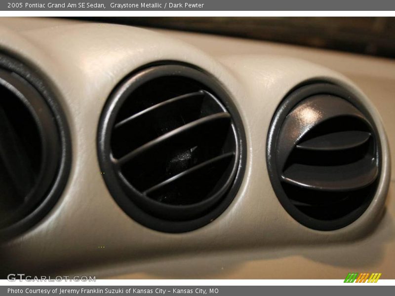 Graystone Metallic / Dark Pewter 2005 Pontiac Grand Am SE Sedan