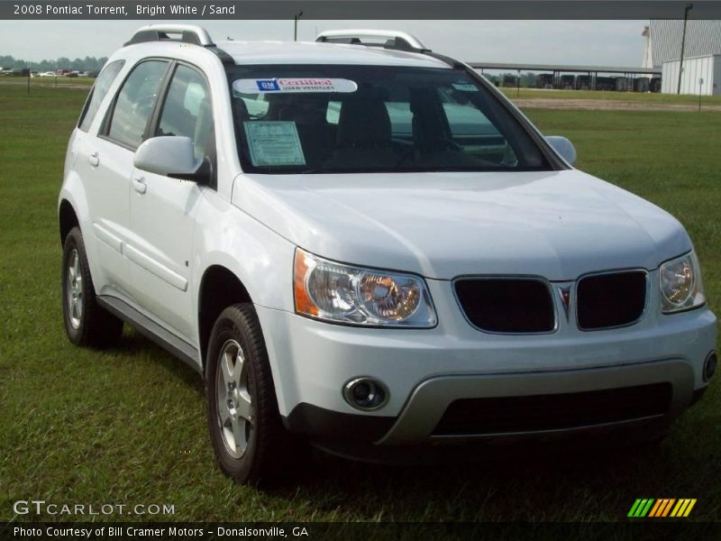 Bright White / Sand 2008 Pontiac Torrent