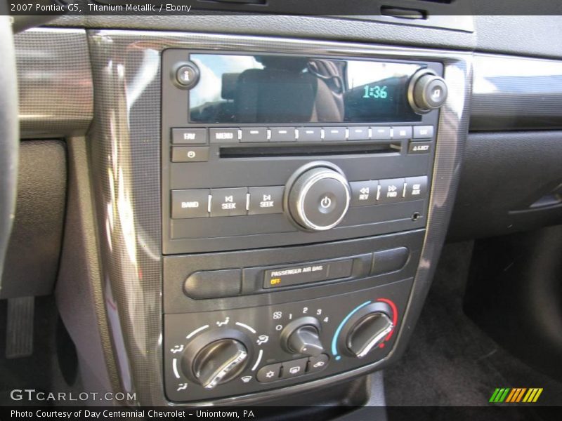 Titanium Metallic / Ebony 2007 Pontiac G5