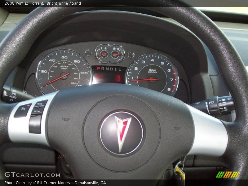 Bright White / Sand 2008 Pontiac Torrent