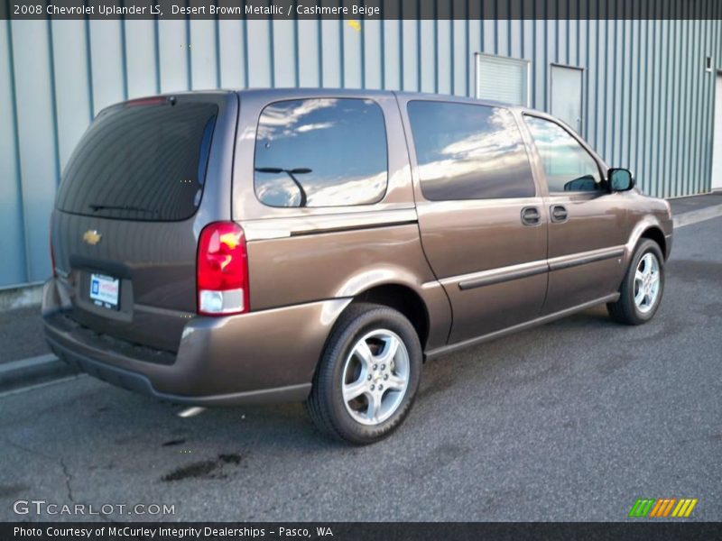 Desert Brown Metallic / Cashmere Beige 2008 Chevrolet Uplander LS