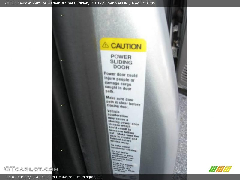 Galaxy Silver Metallic / Medium Gray 2002 Chevrolet Venture Warner Brothers Edition