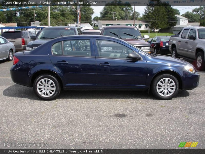 Imperial Blue Metallic / Gray 2009 Chevrolet Cobalt LS Sedan