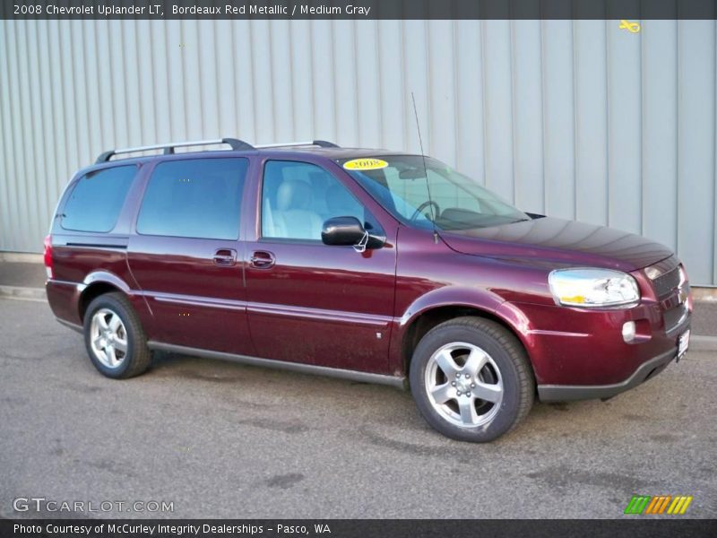 Bordeaux Red Metallic / Medium Gray 2008 Chevrolet Uplander LT