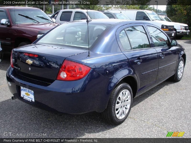 Imperial Blue Metallic / Gray 2009 Chevrolet Cobalt LS Sedan