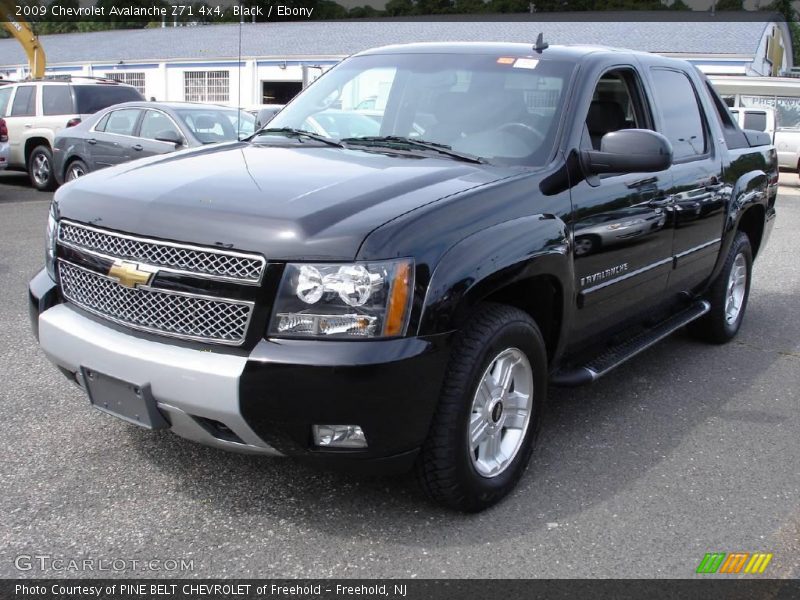 Black / Ebony 2009 Chevrolet Avalanche Z71 4x4