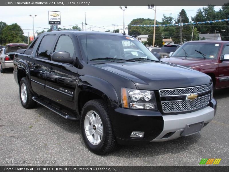 Black / Ebony 2009 Chevrolet Avalanche Z71 4x4