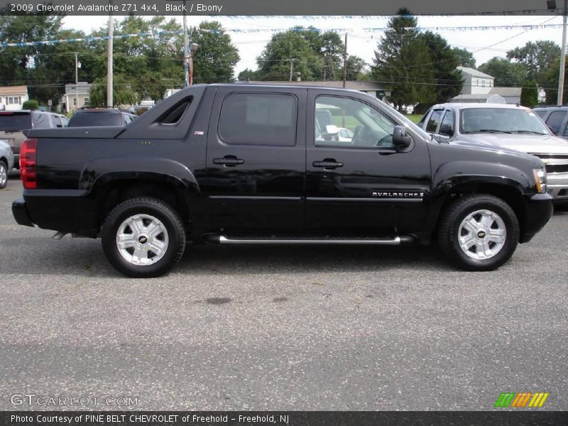 Black / Ebony 2009 Chevrolet Avalanche Z71 4x4