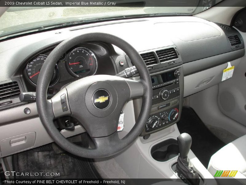 Imperial Blue Metallic / Gray 2009 Chevrolet Cobalt LS Sedan