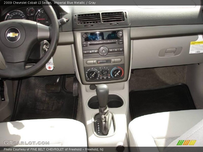 Imperial Blue Metallic / Gray 2009 Chevrolet Cobalt LS Sedan