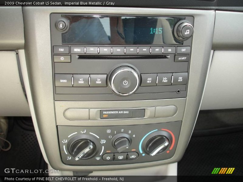 Imperial Blue Metallic / Gray 2009 Chevrolet Cobalt LS Sedan