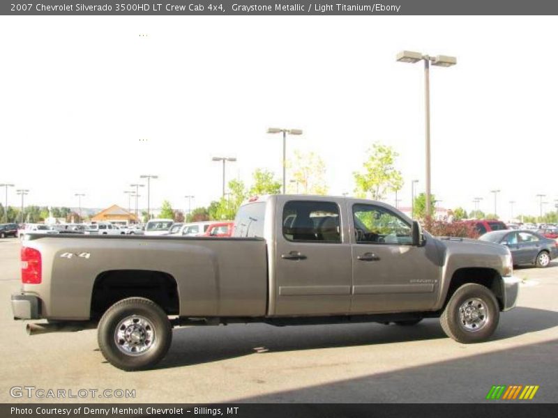 Graystone Metallic / Light Titanium/Ebony 2007 Chevrolet Silverado 3500HD LT Crew Cab 4x4