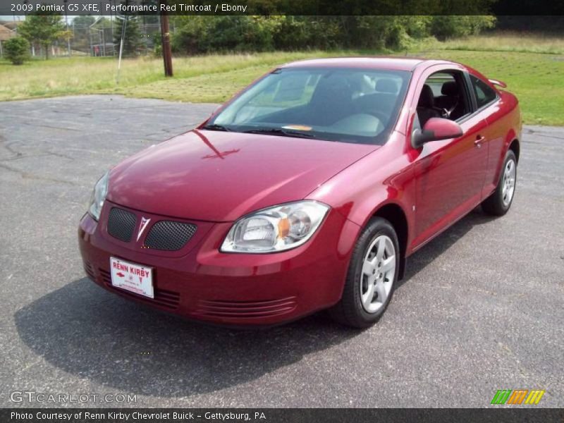 Performance Red Tintcoat / Ebony 2009 Pontiac G5 XFE
