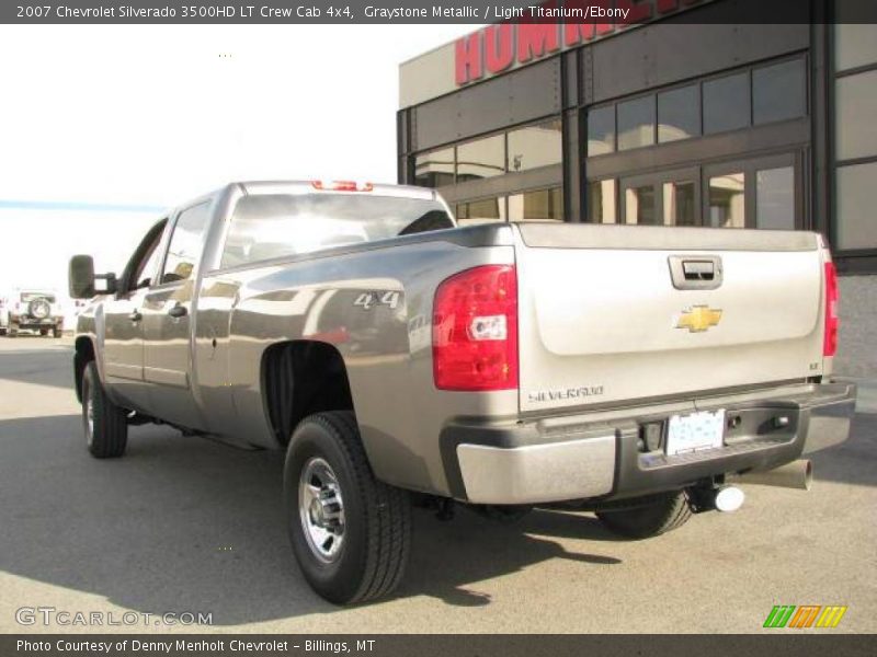 Graystone Metallic / Light Titanium/Ebony 2007 Chevrolet Silverado 3500HD LT Crew Cab 4x4