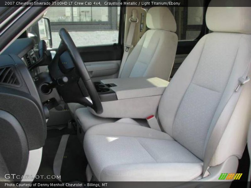 Graystone Metallic / Light Titanium/Ebony 2007 Chevrolet Silverado 3500HD LT Crew Cab 4x4