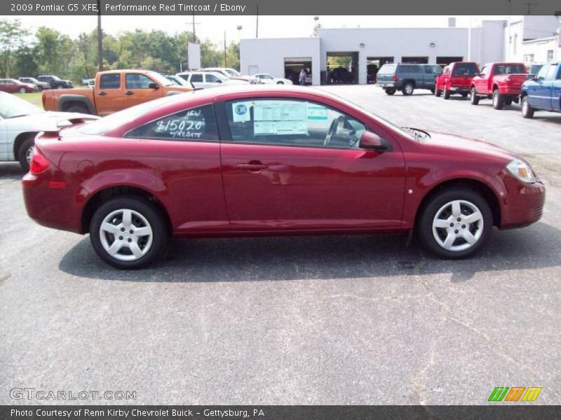 Performance Red Tintcoat / Ebony 2009 Pontiac G5 XFE