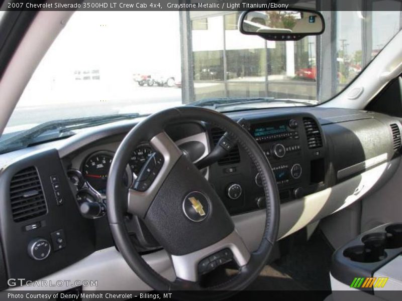 Graystone Metallic / Light Titanium/Ebony 2007 Chevrolet Silverado 3500HD LT Crew Cab 4x4