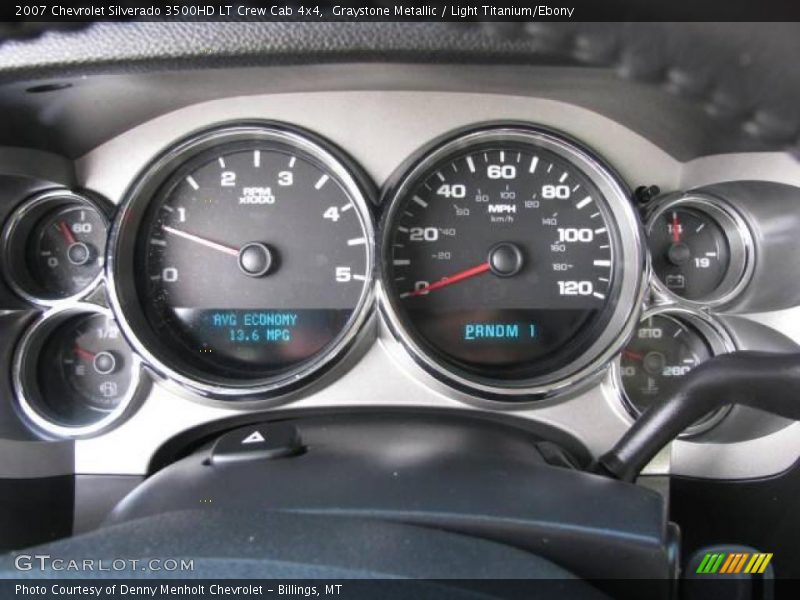 Graystone Metallic / Light Titanium/Ebony 2007 Chevrolet Silverado 3500HD LT Crew Cab 4x4