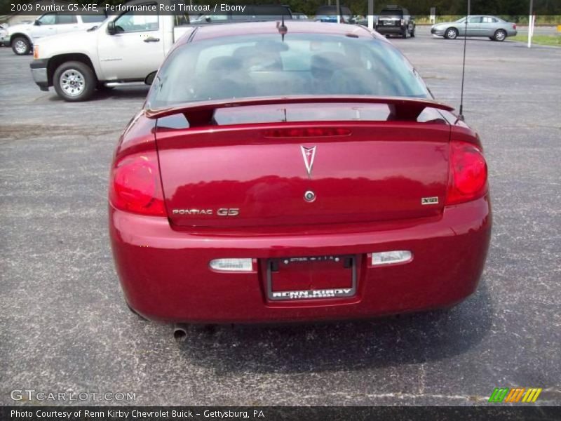 Performance Red Tintcoat / Ebony 2009 Pontiac G5 XFE