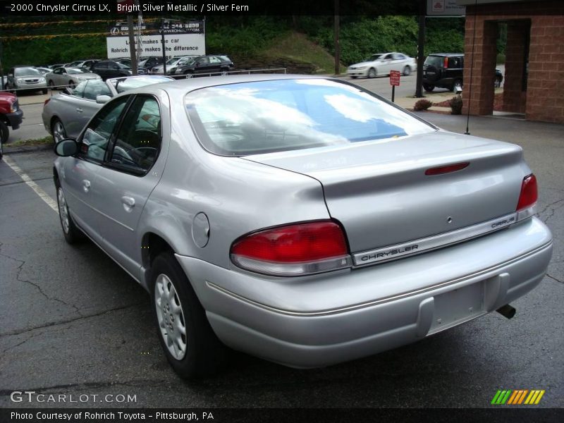 Bright Silver Metallic / Silver Fern 2000 Chrysler Cirrus LX