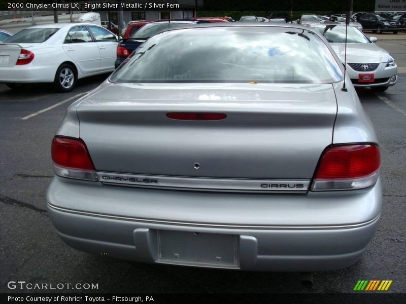 Bright Silver Metallic / Silver Fern 2000 Chrysler Cirrus LX