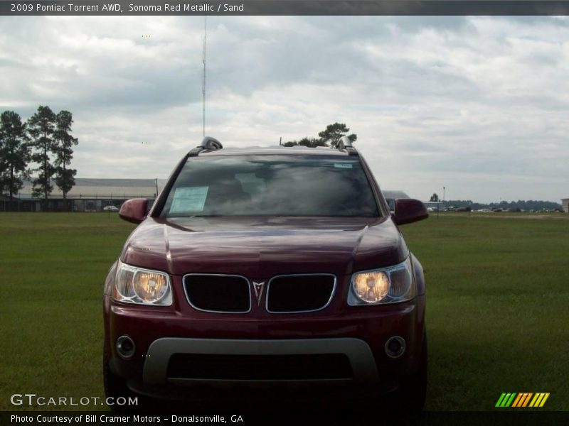 Sonoma Red Metallic / Sand 2009 Pontiac Torrent AWD