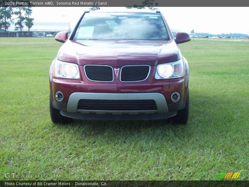 Sonoma Red Metallic / Sand 2009 Pontiac Torrent AWD