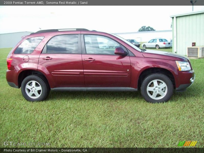 Sonoma Red Metallic / Sand 2009 Pontiac Torrent AWD