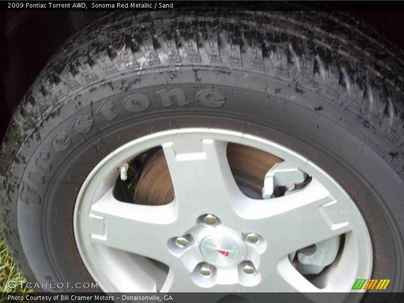 Sonoma Red Metallic / Sand 2009 Pontiac Torrent AWD