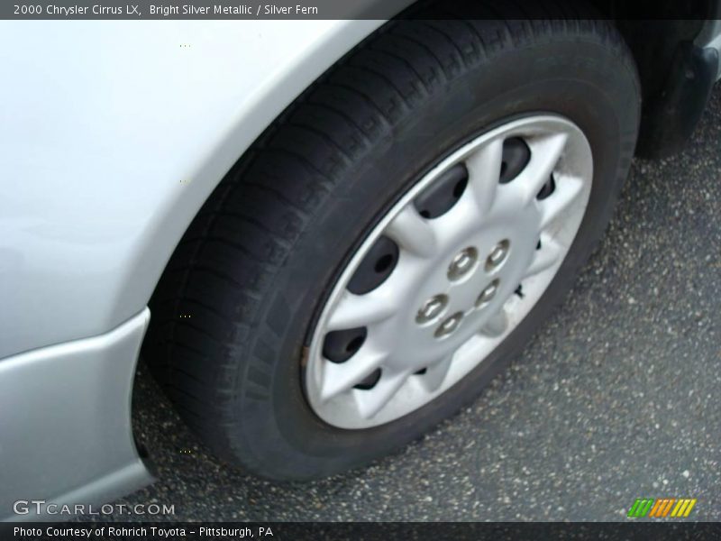 Bright Silver Metallic / Silver Fern 2000 Chrysler Cirrus LX