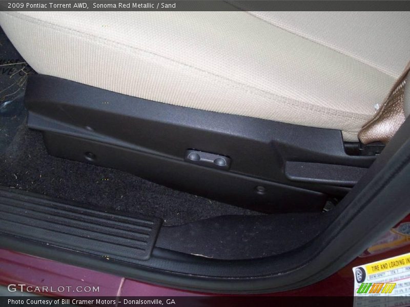 Sonoma Red Metallic / Sand 2009 Pontiac Torrent AWD