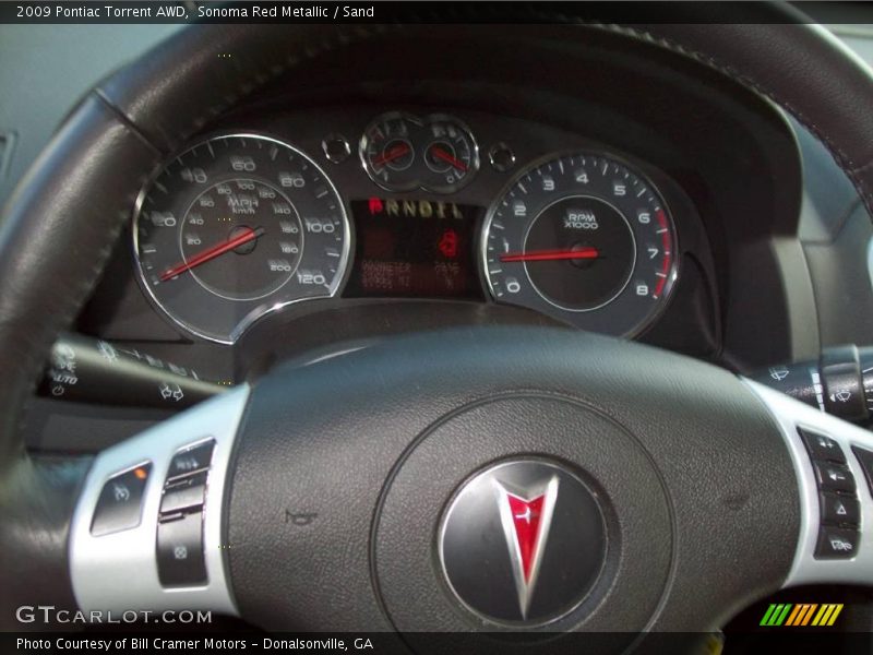 Sonoma Red Metallic / Sand 2009 Pontiac Torrent AWD