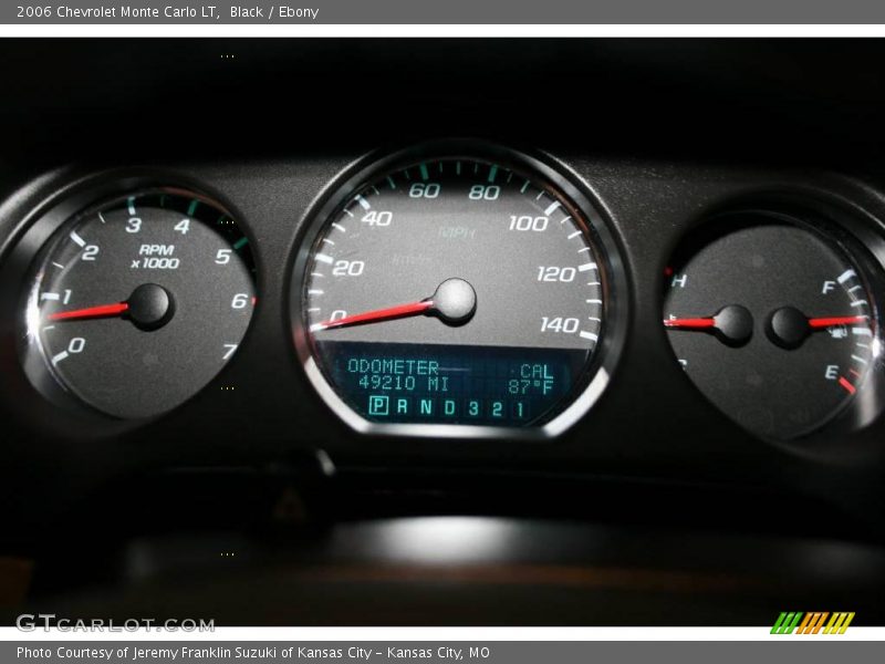 Black / Ebony 2006 Chevrolet Monte Carlo LT