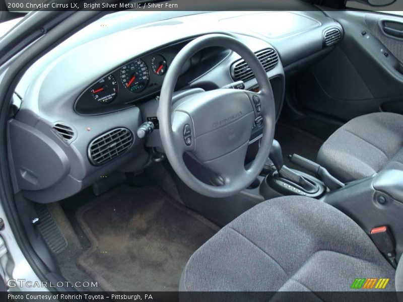 Bright Silver Metallic / Silver Fern 2000 Chrysler Cirrus LX
