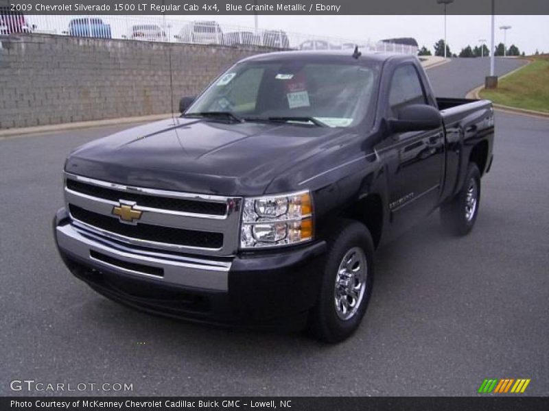 Blue Granite Metallic / Ebony 2009 Chevrolet Silverado 1500 LT Regular Cab 4x4