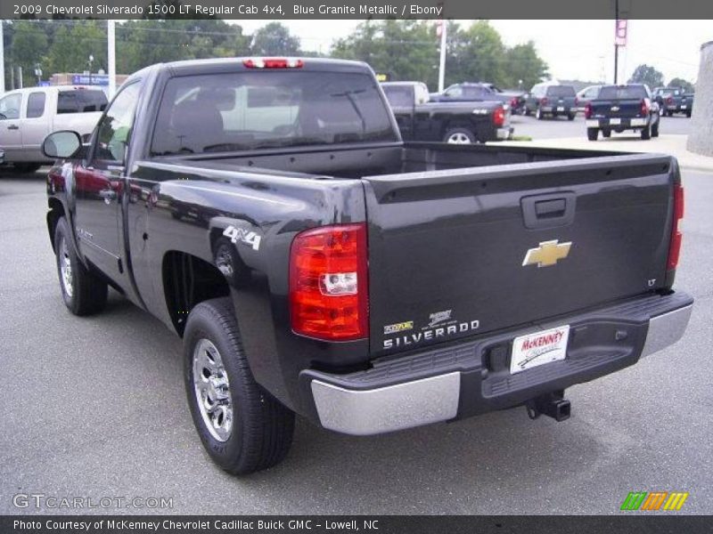 Blue Granite Metallic / Ebony 2009 Chevrolet Silverado 1500 LT Regular Cab 4x4