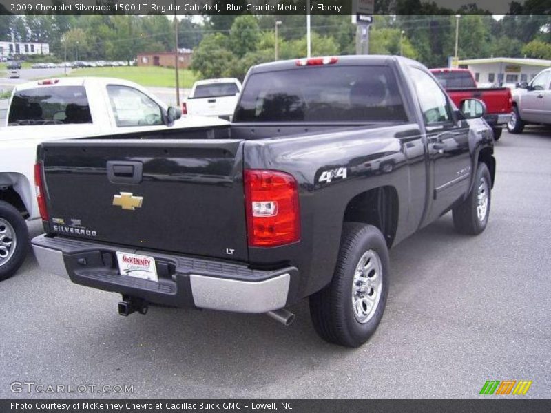 Blue Granite Metallic / Ebony 2009 Chevrolet Silverado 1500 LT Regular Cab 4x4