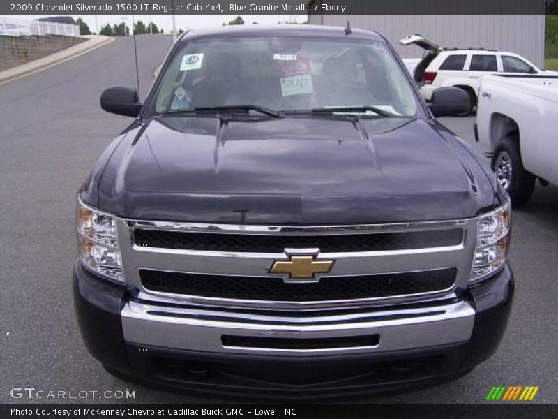 Blue Granite Metallic / Ebony 2009 Chevrolet Silverado 1500 LT Regular Cab 4x4