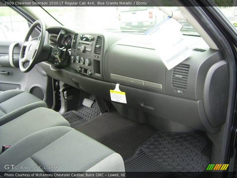 Blue Granite Metallic / Ebony 2009 Chevrolet Silverado 1500 LT Regular Cab 4x4